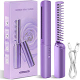 Mini Rechargeable Hair Straightener & Hot Comb (Flat 40% Off) + Free Delivery