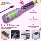 Mini Rechargeable Hair Straightener & Hot Comb (Flat 40% Off) + Free Delivery
