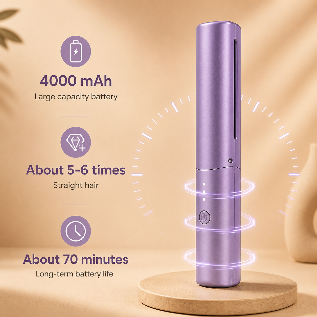Mini Hot Comb Straightener